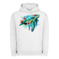 Pigment Lunar Rock floral turtle Urban Hoodie - Jasminsmagicworld