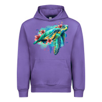 Tulip floral turtle Urban Hoodie - Jasminsmagicworld