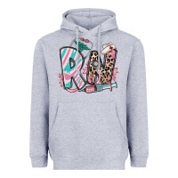 Heather Grey floral rn registered nurse Heavyweight Hoodie - RanaPortraitStore