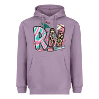 Lavender floral rn registered nurse Heavyweight Hoodie - RanaPortraitStore