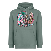 Sage floral rn registered nurse Heavyweight Hoodie - RanaPortraitStore