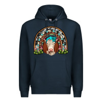 Navy hereford rainbow Premium Hoodie - JahusDesignShop
