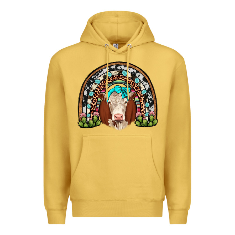 Hereford Rainbow Premium Hoodie by JahusDesignShop | Teevron
