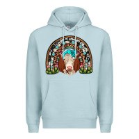 Blue Mist hereford rainbow Premium Hoodie - JahusDesignShop