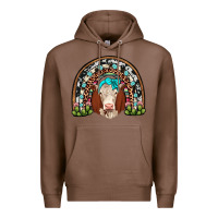 Chestnut hereford rainbow Premium Hoodie - JahusDesignShop