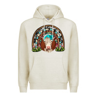 Oatmeal Heather hereford rainbow Premium Hoodie - JahusDesignShop