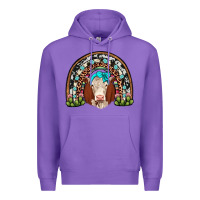 Purple hereford rainbow Premium Hoodie - JahusDesignShop