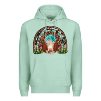 Seafoam hereford rainbow Premium Hoodie - JahusDesignShop