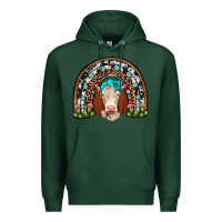 Sports Green hereford rainbow Premium Hoodie - JahusDesignShop