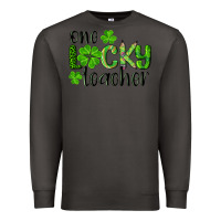 Smoke st. Patrick's day one lucky teacher Premium Sweatshirt - RanaPortraitStore