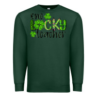 Sports Green st. Patrick's day one lucky teacher Premium Sweatshirt - RanaPortraitStore