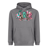 Storm floral nurse Heavyweight Hoodie - RanaPortraitStore