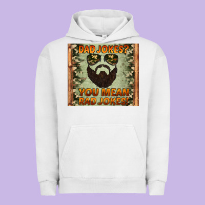 Dad Jokes You Mean Rad Jokes Urban Hoodie Designed By Artiststas