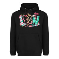 Black floral lpn licensed practical nurse Heavyweight Hoodie - RanaPortraitStore