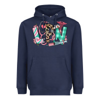Navy floral lpn licensed practical nurse Heavyweight Hoodie - RanaPortraitStore