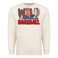 Sandshell wild about baseball Premium Sweatshirt - Zillion Design Studio
