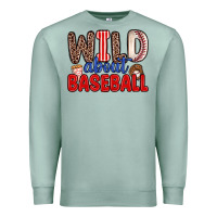Seafoam wild about baseball Premium Sweatshirt - Zillion Design Studio