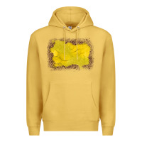 Antique Gold gemstone yellow leopard background Premium Hoodie - JahusDesignShop