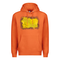 Carrot gemstone yellow leopard background Premium Hoodie - JahusDesignShop