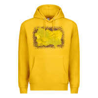 Lemon gemstone yellow leopard background Premium Hoodie - JahusDesignShop