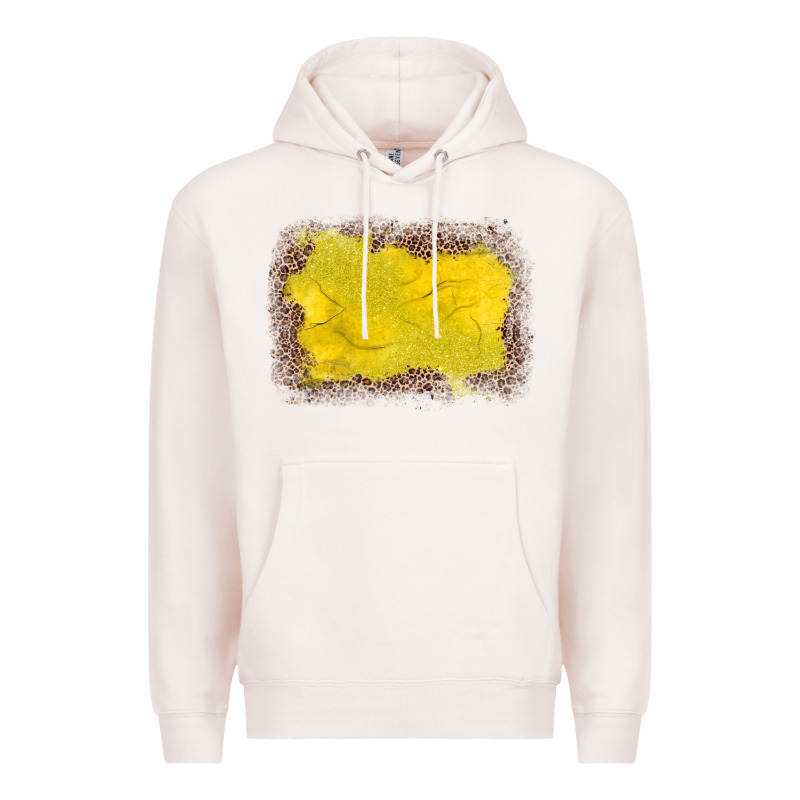 Gemstone Yellow Leopard Background Premium Hoodie by JahusDesignShop | Teevron