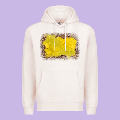 Gemstone Yellow Leopard Background Premium Hoodie Designed By Jahusdesignshop