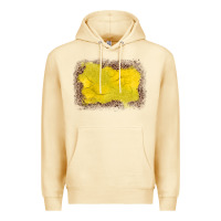 Pina Colada gemstone yellow leopard background Premium Hoodie - JahusDesignShop