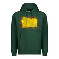 Sports Green gemstone yellow leopard background Premium Hoodie - JahusDesignShop
