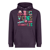 Plum i like big veins and i cannot lie Heavyweight Hoodie - RanaPortraitStore
