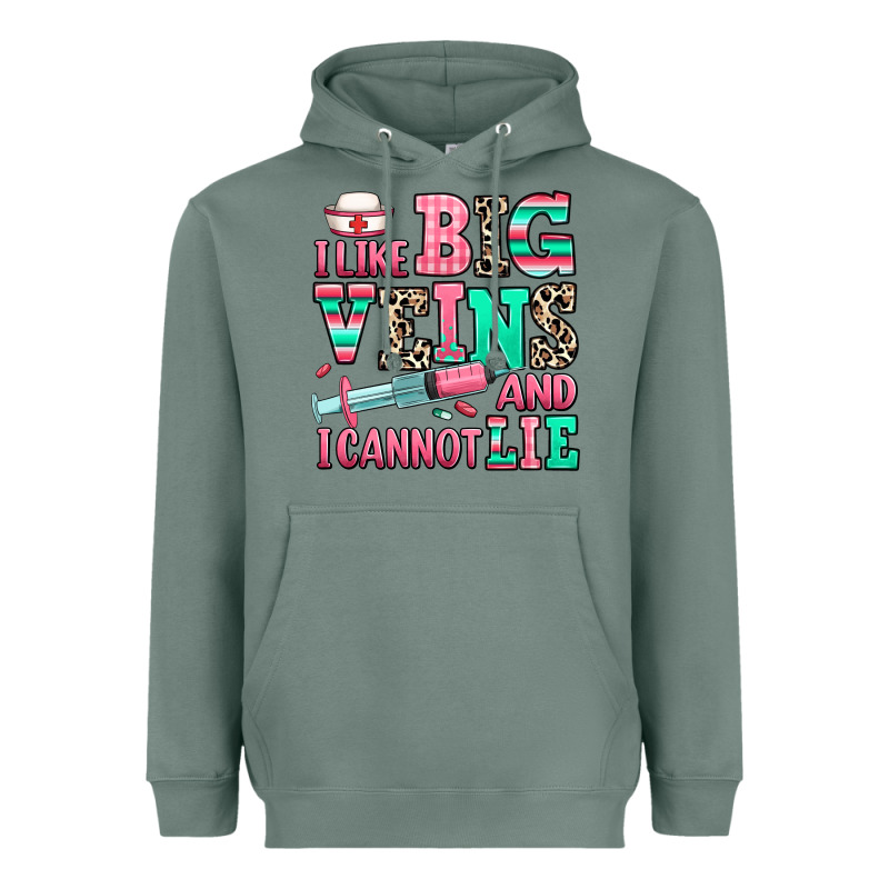 I Like Big Veins And I Cannot Lie Heavyweight Hoodie by RanaPortraitStore | Teevron