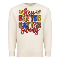Sandshell hey batter batter swing softball Premium Sweatshirt - Zillion Design Studio