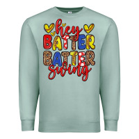 Seafoam hey batter batter swing softball Premium Sweatshirt - Zillion Design Studio