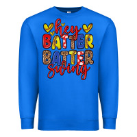True Royal hey batter batter swing softball Premium Sweatshirt - Zillion Design Studio