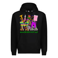 Black mardi gras ma medical assistant Premium Hoodie - AdoDesignShop