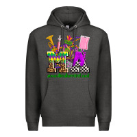 Charcoal Heather mardi gras ma medical assistant Premium Hoodie - AdoDesignShop