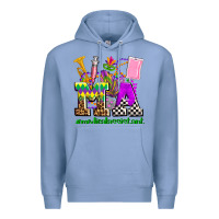 Colony Blue mardi gras ma medical assistant Premium Hoodie - AdoDesignShop