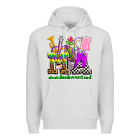 Dove Grey mardi gras ma medical assistant Premium Hoodie - AdoDesignShop