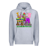 Heather Grey mardi gras ma medical assistant Premium Hoodie - AdoDesignShop