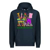 Navy mardi gras ma medical assistant Premium Hoodie - AdoDesignShop