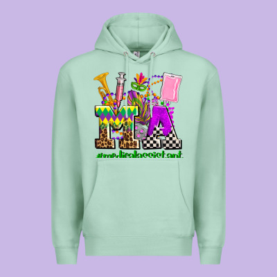 Mardi Gras Ma Medical Assistant Premium Hoodie Designed By Adodesignshop