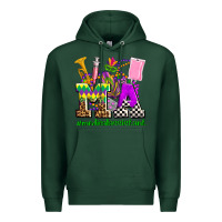 Sports Green mardi gras ma medical assistant Premium Hoodie - AdoDesignShop