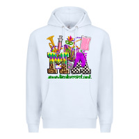 White mardi gras ma medical assistant Premium Hoodie - AdoDesignShop