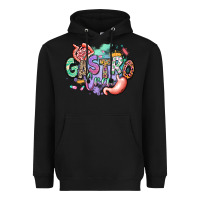 Black gastro crew Heavyweight Hoodie - RanaPortraitStore