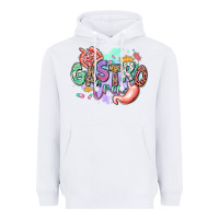 White gastro crew Heavyweight Hoodie - RanaPortraitStore