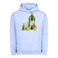 Pigment Grape Ice gin tonic bottle and cocktail Urban Hoodie - AdoDesignShop