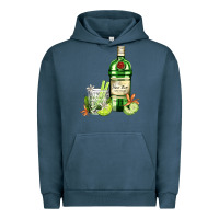 Pigment Midnight Navy gin tonic bottle and cocktail Urban Hoodie - AdoDesignShop