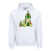 White gin tonic bottle and cocktail Urban Hoodie - AdoDesignShop