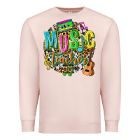 Pale Pink music teacher Premium Sweatshirt - texasbilliewilder