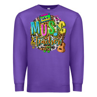 Purple music teacher Premium Sweatshirt - texasbilliewilder