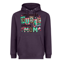 Plum my favorite nurse calls me mom Heavyweight Hoodie - RanaPortraitStore